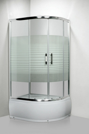 Душевой уголок Luxus L013 L LANG, 800х1000х2000мм, левый, с поддоном - фото, отзывы, цена